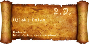 Ujlaky Dalma névjegykártya